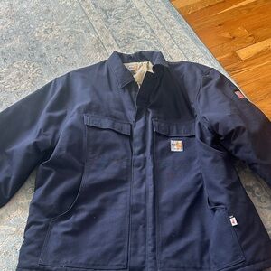 Carhartt Men's Dark Blue Field 2112 Cat 4 FR Jacket